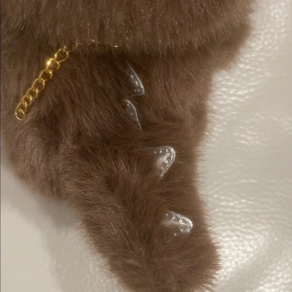 CUSTOM made brown zimomo plush keychain - Picture 7 of 9